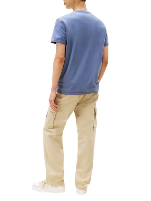 T-shirt blu in cotone Tommy Jeans | DM0DM20744PO6